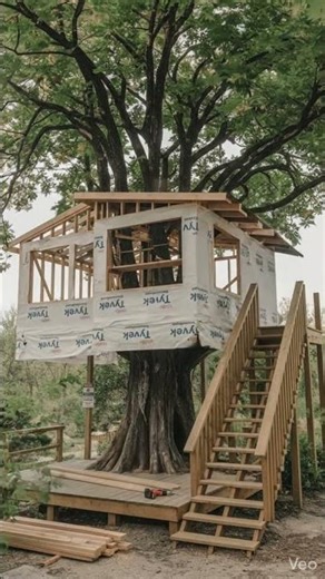 Ultimate Treehouse Build in the Forest | Start to Finish😱🤞