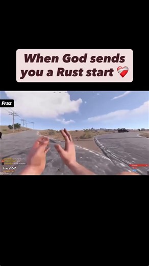Rust gods are watching #rustgame #playrust