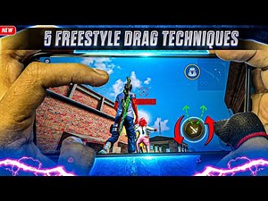 TOP 5 ADVANCE 😇FREESTYLE DRAG TECHNIQUES FOR INSANE 💀HEADSHOTS IN FREE FIRE 🔥/ FREE FIRE DRAG TRICKS