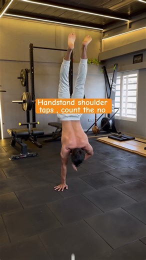 Handstand shoulder taps , comment how much I did