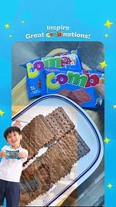 COMBI is more than just a yummy merienda, it's the snack that inspires kids to create their own great combinations! Elizah loves the layers of choco cracker choco wafer choco filling after homeschool, and now mas exciting pa with Argus as the new endorser! #CombiTripleChoco | Combi