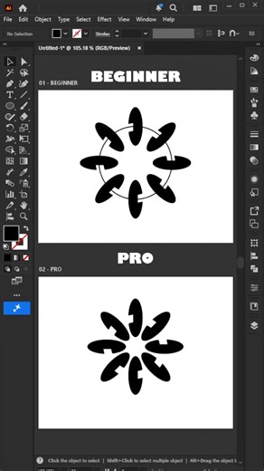 Adobe Illustrator 2026 - quick tips for creating a rotating logo #shorts #anikgraphic