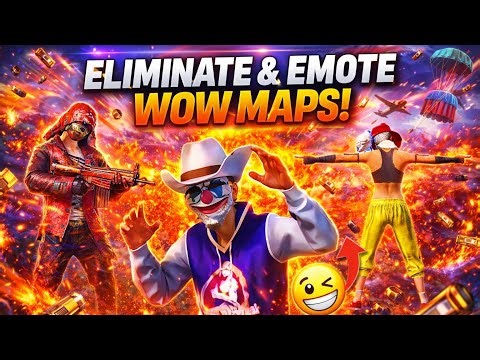 Map Tutorial Of Eliminate & Auto Emote In Wow Map ✨ 