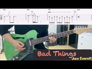 Jace Everett - Bad Things (True Blood) Guitar TAB / 기타 악보