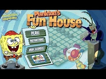 SpongeBob SquarePants- Plankton's Fun House - Nothing Fun About His House (Nickelodeon Games)