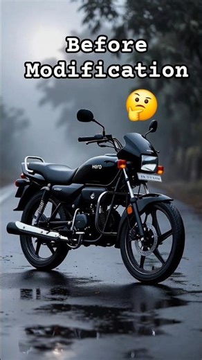 “Hero Splendor Before vs After Modification 😱 | ₹5000 में Amazing Bike Transformation. #bikeedit