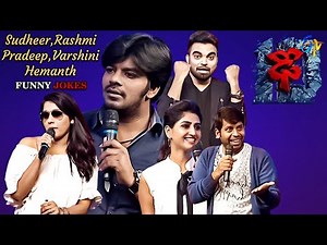 Sudheer, Rashmi, Pradeep, Varshini & Hemanth | Funny Jokes | Dhee 10 | ETV Telugu