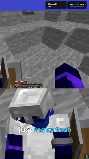 Minecraft Tip - Maximize Inventory with Doors! #minecraft