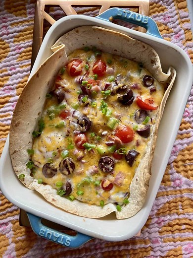 Baked Egg Tortilla