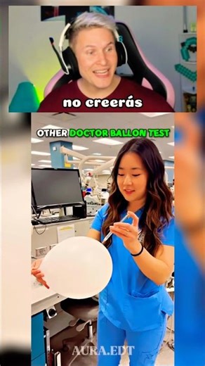 You won't believe this balloon test for DOCTORS 😨😬