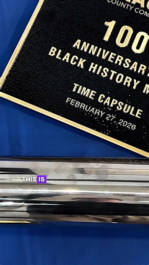 We completed our celebration of the 100th anniversary of Black History Month by burying a time capsule with artifacts from the college and the community.