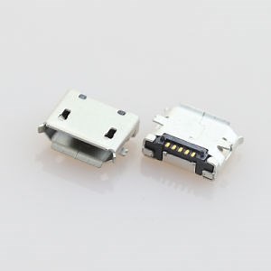 [Hot Item] SMD Crimping Micro USB Fixed Pin SMD All Copper 5pin Charging Interface Motherboard