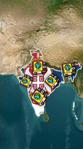 What If Serbia and India Switched Places??🇷🇸🇮🇳