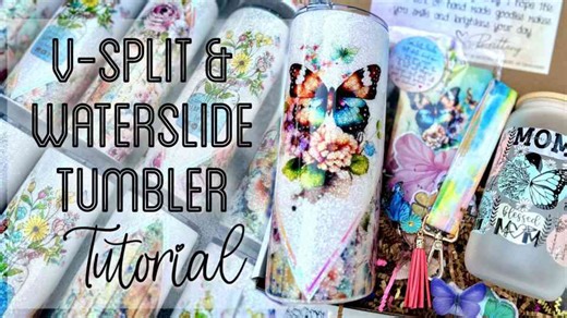 How to elevate tumblers with V split and waterslide techniques