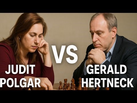 Judit Polgar vs Gerald Hertneck ◉ WDR Fernsehpreis 1991 | Strategic Masterclass