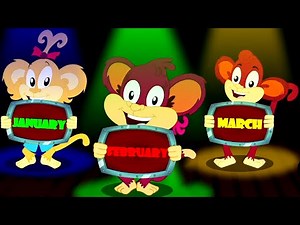 January, February | Months Of The Year Song + MORE Educational Videos for Kids