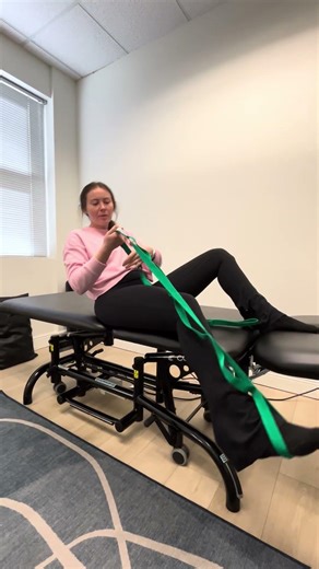 Modified Thomas Stretch with Rope