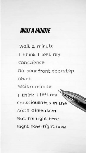 Wait A Minute - Willow Smith (Lyrics)