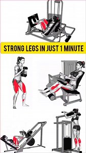 10K views · 563 reactions | Fast Leg Gains in 60 Seconds ⏱️ | AI Workout Magic | Azra Fitness | Facebook