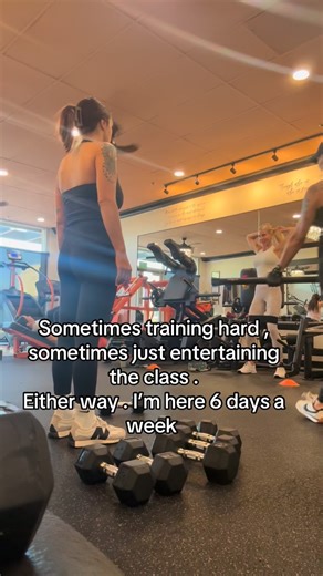 Brea| Online Weight loss coach | When the Neice comes to class someone has to entertain her | Instagram