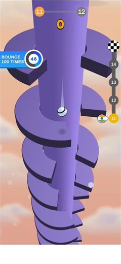 Helix Jump Level 11 Easily Cleared 🎮🔥 | One Attempt Smooth Gameplay #helixjump