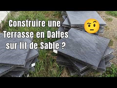 Building a Terrace without Concrete: The Solution of Slabs Laid on Sand