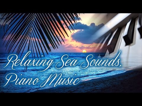 【心が落ち着く音楽】海の音と静かなピアノ曲 癒し 睡眠 疲労回復 ストレス解消 リラックス。 Piano Music for Calming, Relaxing,etc...