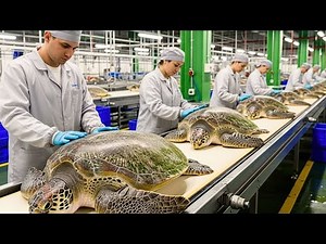 Inside the Turtle Shell Factory – How Giant Turtle Shells Are Made into Luxury Items