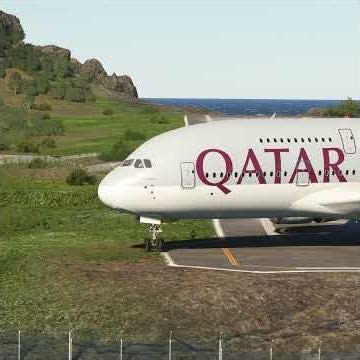 Impossible Takeoff QATAR Airline A380 from Short Runway