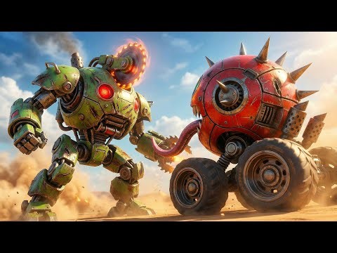 Spiky Navigates the Shifting Maze with Robot Pacman and Rolling Robot in a Futuristic Challenge