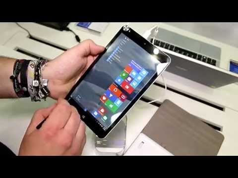 MSI S80 Note 8 inch Windows 10 tablet with stylus hands on [ENGLISH]