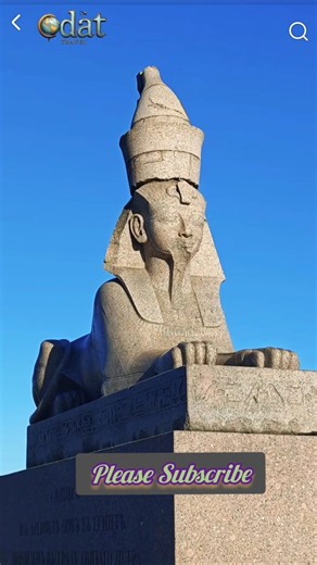 Ancient Egyptian Sphinx in St Petersburg, Russia #ancient #Egyptian #sphinx #Russia #ancient #statue