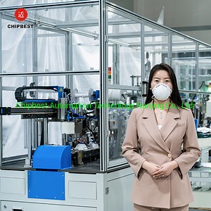 [Hot Item] Automatic N95 Cup Cup Mask Machine with Valve for Head Loop FFP3 Cup Mask