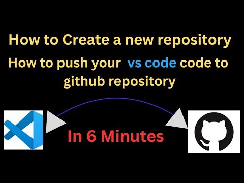 How to Create a repository and how to push your code to repository in 6 Minutes