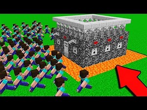 100,000 FANS VS. MY MINECRAFT HOUSE...