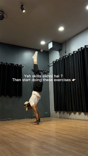 Perfect Handstand Balance Trick 🔥 | Advanced Tutorial | #calisthenics #handstandworkout #shorts