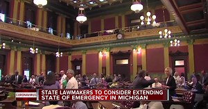 State lawmakers to consider extending state of emergency in Michigan