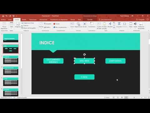Cómo crear hipervinculos en PowerPoint