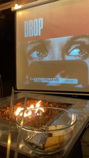 Cozy Night | outdoor movie night, library dvd haul