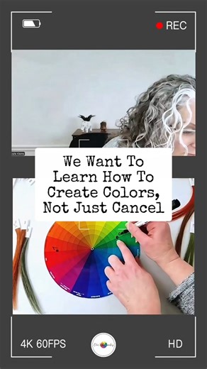 It's hard to create colors if all you’re taught how to do is cancel...there’s more than that 🌈