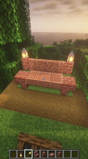 Banco de Parque Minecraft - Tutorial de Construcción