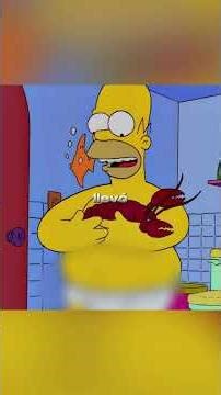 La trágica historia de la langosta de Homero #lossimpson