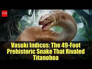 Vasuki Indicus: The 49-Foot Prehistoric Snake That Rivaled Titanoboa