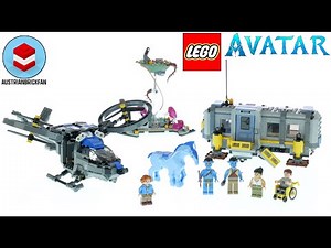 LEGO Avatar 75573 Floating Mountains: Site 26 & RDA Samson - LEGO Speed Build Review