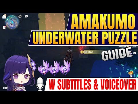Achievement Great Amakumo Peak | Underwater Puzzle (BEST GUIDE!) | 3 Electroculus【Genshin Impact】