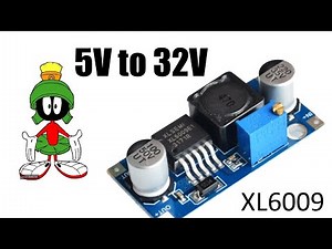 XL6009 DC DC Boost Converter 5v to 32v for arduino and different projects