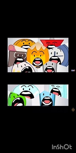 BFB 7 Vs BFDI Weekly 15 All Gasp😱 #bfdi #gasp