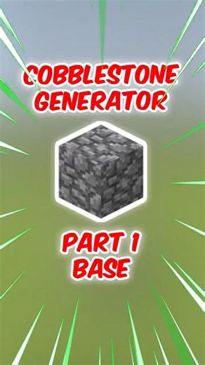 Stone Generator Paling OP #minecraft #minecrafttutorial