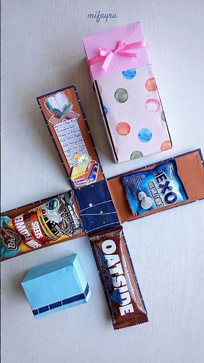 DIY explosion gift box #shorts