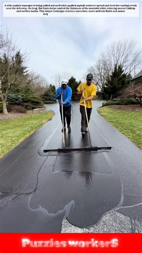Perfect Asphalt Finish! Amazing Driveway Smoothing Technique